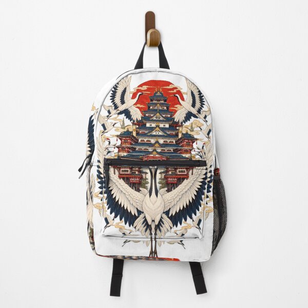 Item preview, The Palace of the Cranes – Japanese Ukiyo-e Crane Art designed and sold by Substance_life.