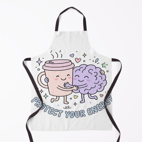 Item preview, Protect Your Energy Cute Coffee Brain Self Care Mental Health⁠ designed and sold by Walidsolo25.