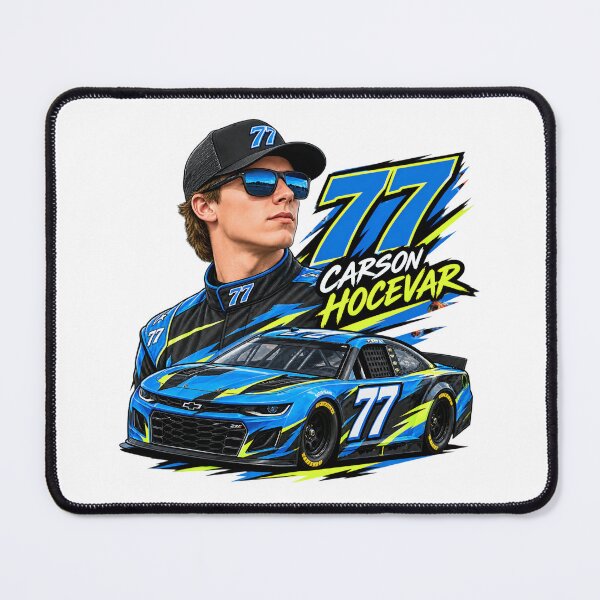 Item preview, Carson Hocevar Racing Fan Art | No. 77 Stock Car Driver Design designed and sold by Art Wave Studio.
