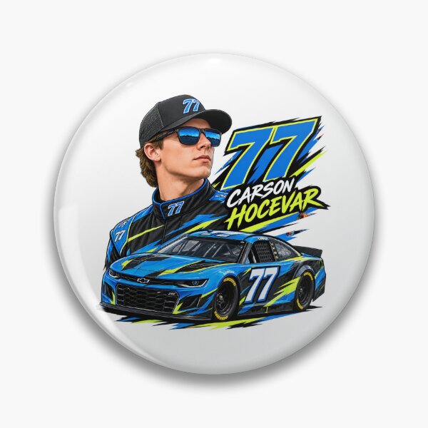 Item preview, Carson Hocevar Racing Fan Art | No. 77 Stock Car Driver Design designed and sold by Art Wave Studio.