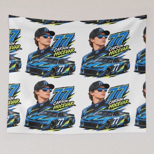 Item preview, Carson Hocevar Racing Fan Art | No. 77 Stock Car Driver Design designed and sold by Art Wave Studio.