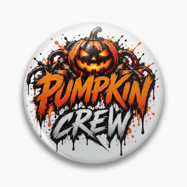 Item preview, Pumpkin Crew Cyber Halloween designed and sold by DansCreations42.