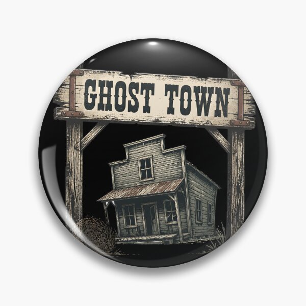 Item preview, Ghost Town Town Entrance Sign designed and sold by RoyesButler.