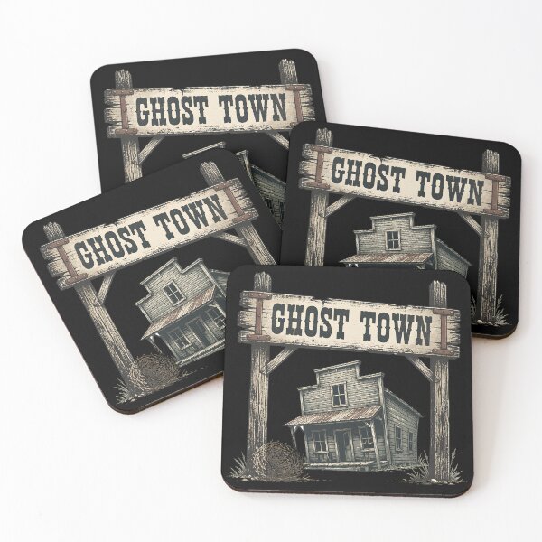 Item preview, Ghost Town Town Entrance Sign designed and sold by RoyesButler.
