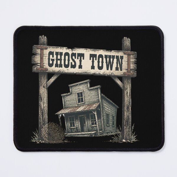 Item preview, Ghost Town Town Entrance Sign designed and sold by RoyesButler.