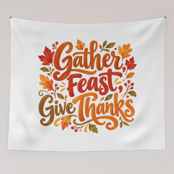 Item preview, Gather Feast Give Thanks designed and sold by Lori Winslow Designs.