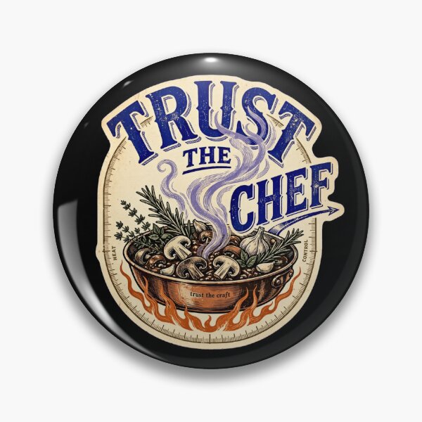 Item preview, Trust the Chef Design, Chef Artwork, Cook Design, Cooking Graphic, Chef Gift, Cook Gift, Culinary Art, Chef Life, Kitchen Design, Professional Chef, Restaurant Kitchen, Food Lover Gift designed and sold by Typologystudios.