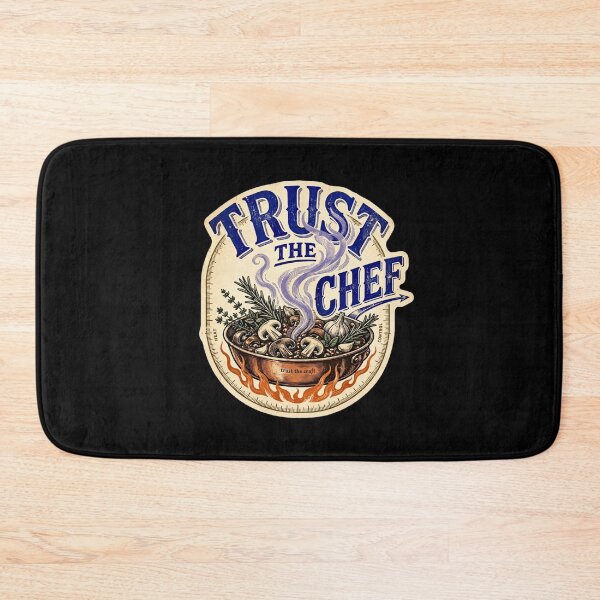 Item preview, Trust the Chef Design, Chef Artwork, Cook Design, Cooking Graphic, Chef Gift, Cook Gift, Culinary Art, Chef Life, Kitchen Design, Professional Chef, Restaurant Kitchen, Food Lover Gift designed and sold by Typologystudios.