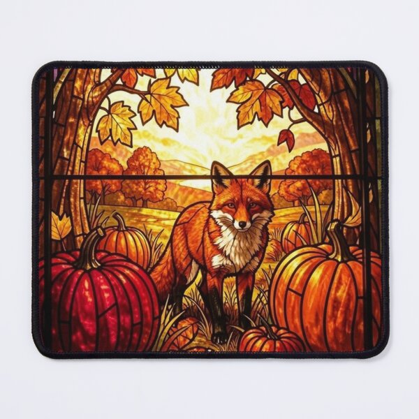 Item preview, Fox and Pumpkins designed and sold by CreekSideCreat.