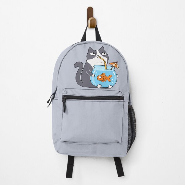 Item preview, Funny Cat Drinking Goldfish Bowl designed and sold by wingoo22.