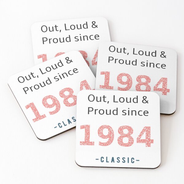 Item preview, Out loud and proud since 1985 designed and sold by RiotGrrlGoods.
