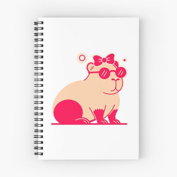 Item preview, cute coquette capybara funny retro pastel aesthetic designed and sold by JheiserDesign.