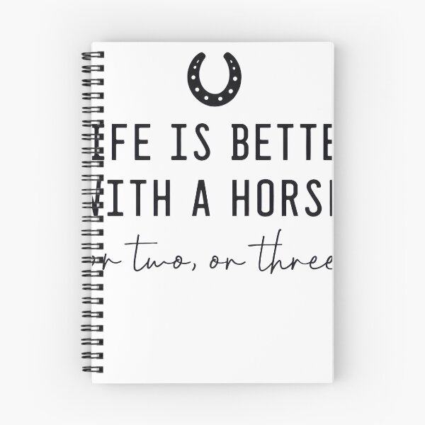 Item preview, Life Is Better With A Horse Funny Equestrian Quote designed and sold by justinhmorton.