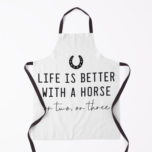 Item preview, Life Is Better With A Horse Funny Equestrian Quote designed and sold by justinhmorton.