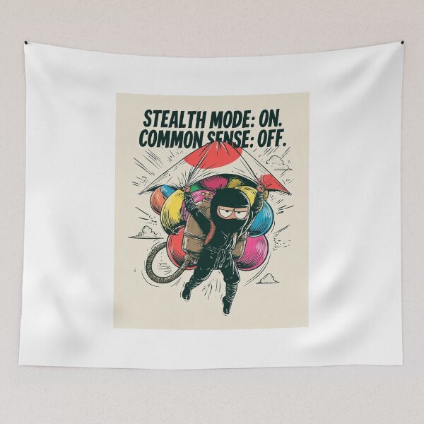 Item preview, Stealth Mode: ON, Common Sense: OFF designed and sold by kaipapershop.