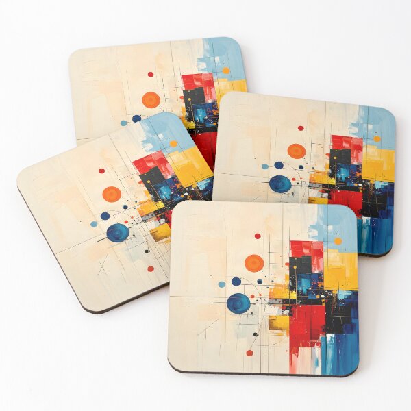 Item preview, Architectural Mid Century Geometric Abstract designed and sold by Vicky Brago-Mitchell®.