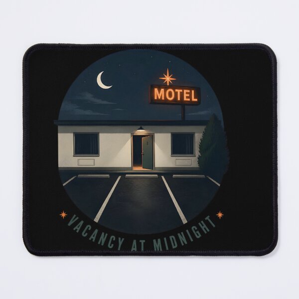 Item preview, Vacancy at Midnight Parking Lot View designed and sold by RoyesButler.