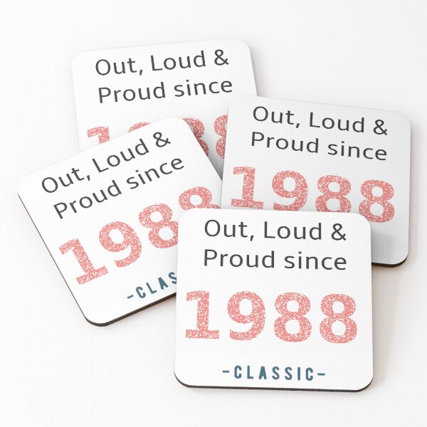 Item preview, Out loud and proud since 1988 designed and sold by RiotGrrlGoods.
