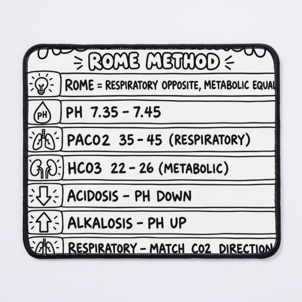 Item preview, Abg Interpretation Drawn Study Aid Nursing Student Sticker designed and sold by isokinetic.