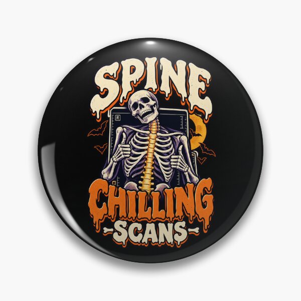 Item preview, Spine Chilling Scans - Funny Radiology Halloween designed and sold by MOTIFOLK.