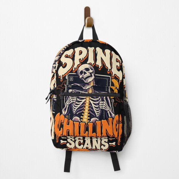 Item preview, Spine Chilling Scans - Funny Radiology Halloween designed and sold by MOTIFOLK.