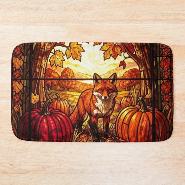 Item preview, Fox and Pumpkins designed and sold by CreekSideCreat.