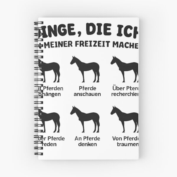 Artikelvorschau, Dinge Die Ich In Meiner Freizeit Mache Pferde Spruch entworfen und verkauft von justinhmorton.