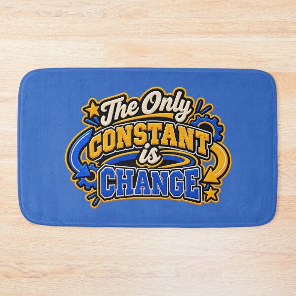 Item preview, The only constant is change (Word Art) Varsity Patch designed and sold by TheFatherOfArt.