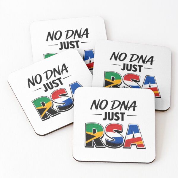Item preview, No DNA Just RSA – South Africa Patriotic Typography Art designed and sold by MathoDzns.