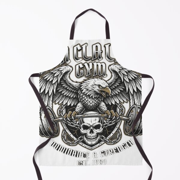 Item preview, Iron Clad Gym Bodybuilding Eagle Skull Barbell Workout designed and sold by Walidsolo25.