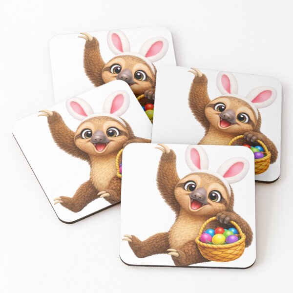 Item preview, Two-Toed Sloth Easter Eggs designed and sold by Sillytoe.