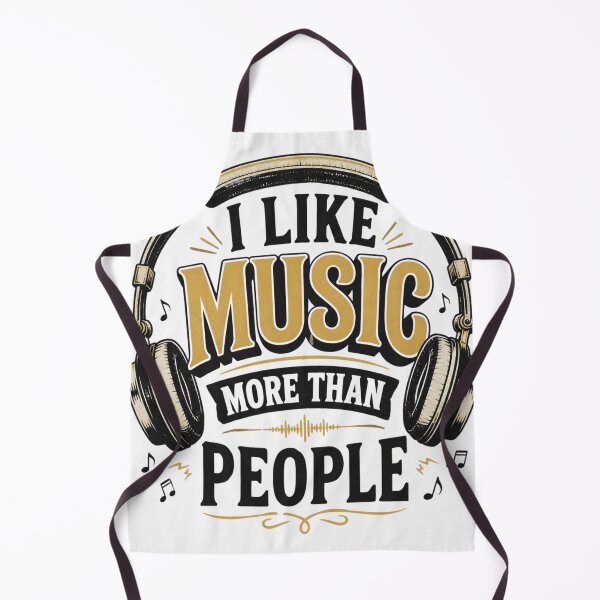 Item preview, I Like Music More Than People Funny Music Lover designed and sold by nivadaofficiel2.