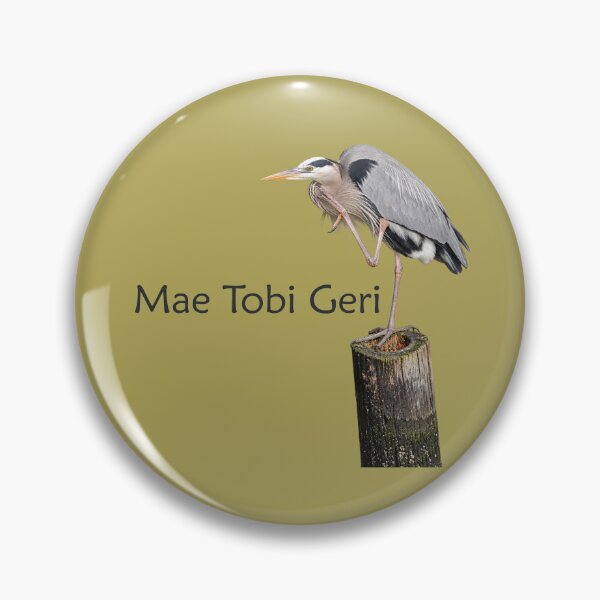 Item preview, Mae Tobi Geri Blue Heron Performing the Crane Gold b1a559 designed and sold by Art in My Loft.