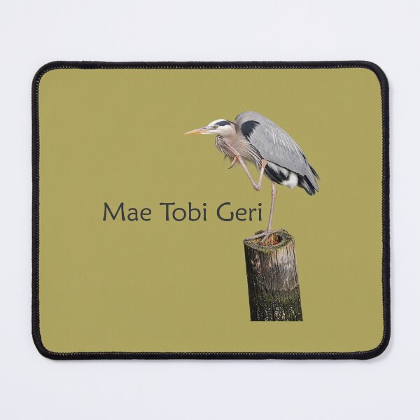 Item preview, Mae Tobi Geri Blue Heron Performing the Crane Gold b1a559 designed and sold by Art in My Loft.