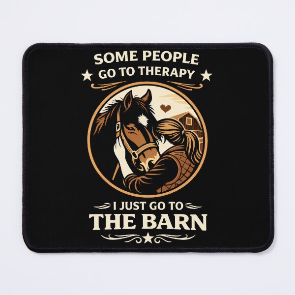 Item preview, I Just Go To The Barn Horse Therapy Graphic designed and sold by justinhmorton.