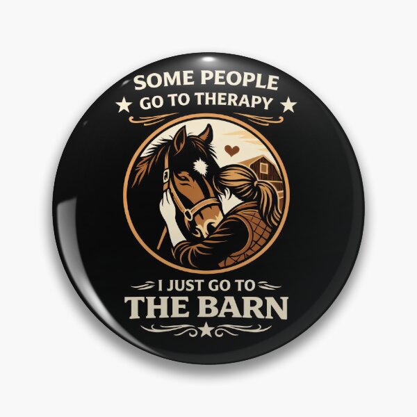 Item preview, I Just Go To The Barn Horse Therapy Graphic designed and sold by justinhmorton.
