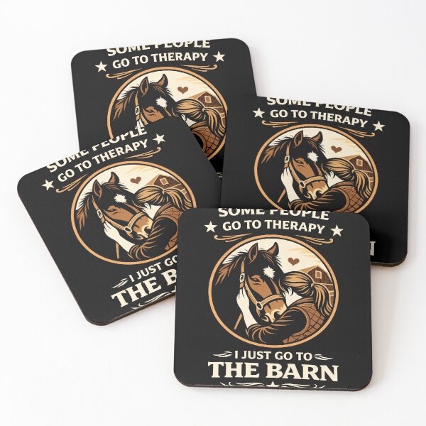 Item preview, I Just Go To The Barn Horse Therapy Graphic designed and sold by justinhmorton.