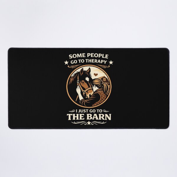 Item preview, I Just Go To The Barn Horse Therapy Graphic designed and sold by justinhmorton.