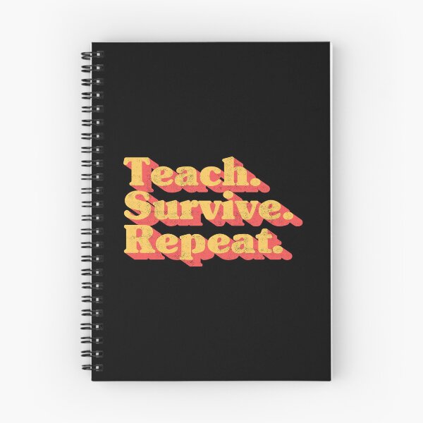 Item preview, Retro Teach Survive Repeat Teacher Appreciation Back to School Vintage Design designed and sold by Chonkz.