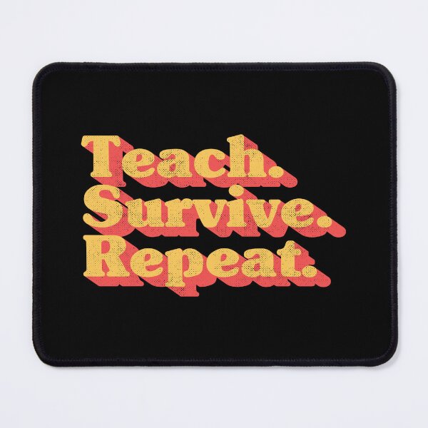 Item preview, Retro Teach Survive Repeat Teacher Appreciation Back to School Vintage Design designed and sold by Chonkz.