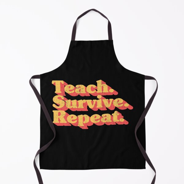 Item preview, Retro Teach Survive Repeat Teacher Appreciation Back to School Vintage Design designed and sold by Chonkz.