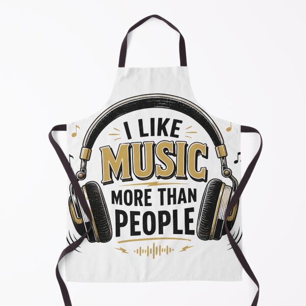 Item preview, I Like Music More Than People Funny Music Lover designed and sold by nivadaofficiel2.