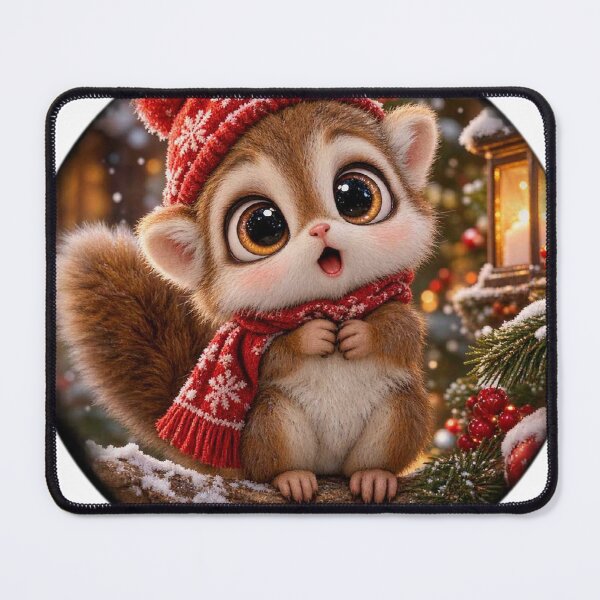 Item preview, Christmas Squirrel Wonder Cute Holiday Fantasy designed and sold by HoMya.