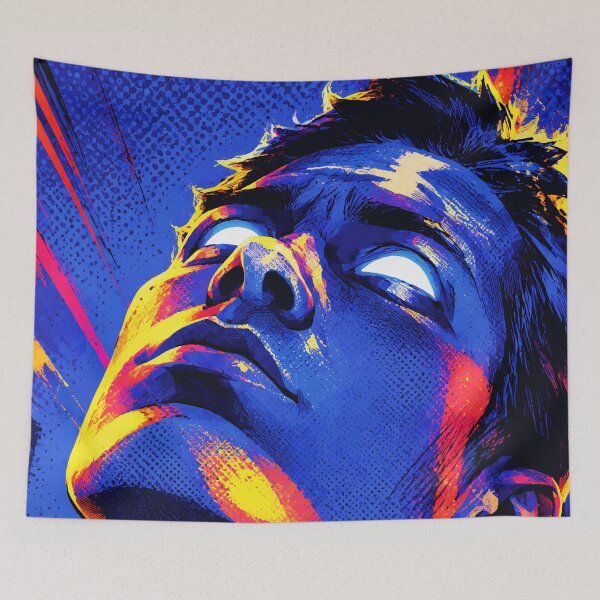 Item preview, Looking Up – Neon City Portrait designed and sold by RamyGallery.