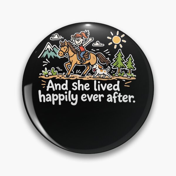 Item preview, And She Lived Happily Ever After Horse Riding Girl designed and sold by justinhmorton.