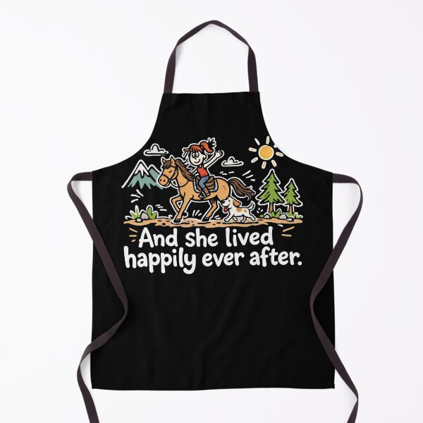 Item preview, And She Lived Happily Ever After Horse Riding Girl designed and sold by justinhmorton.
