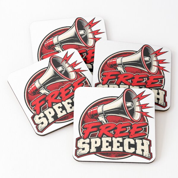 Item preview, Free Speech Logo Design designed and sold by Moviebuff91.