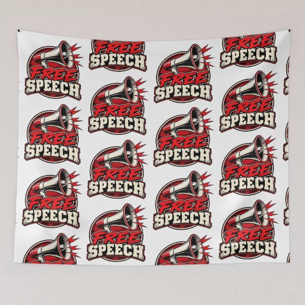 Item preview, Free Speech Logo Design designed and sold by Moviebuff91.