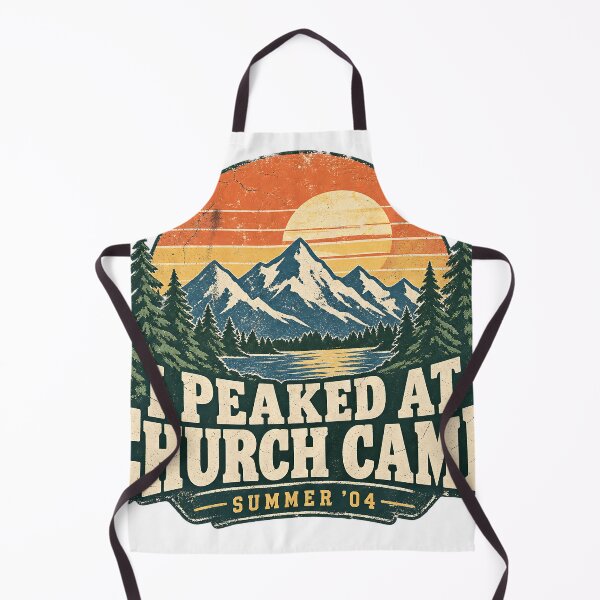 Item preview, I Peaked at Church Camp Summer 04 Funny Christian Shirt designed and sold by GloryandFame.