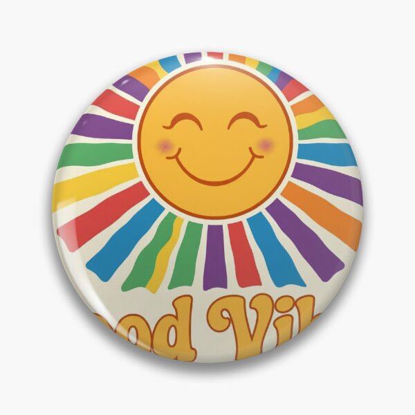 Item preview, Camiseta retro de los 70 con el sol sonriente "Good Vibes Only" designed and sold by ThreeFlyingAces.